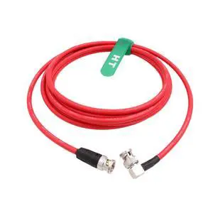 HangTon 12G SDI Raw 4K 60p Video Cable Right Angle to Straight BNC 75 ohm Coaxial Shielded for Sony Alexa DSMC2 Camera Blackmagic SmallHD Atomos Monitor (1m, Red) HangTon 12G SDI Raw 4K 60p Video Cable Right Angle to Straight BNC 75 ohm Coaxial Shielded for Sony Alexa DSMC2 Camera Blackmagic SmallHD Atomos Monitor (1m, Red)
