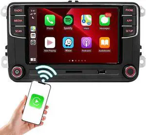 SCUMAXCON 6.5" Car Stereo Radio RCD360 PROIII PRO3 RCD330 Wireless Carplay Bluetooth RVC USB SD for VW Golf mk5 mk6 Passat Polo Jetta EOS CC SCUMAXCON 6.5" Car Stereo Radio RCD360 PROIII PRO3 RCD330 Wireless Carplay Bluetooth RVC USB SD for VW Golf mk5 mk6 Passat Polo Jetta EOS CC