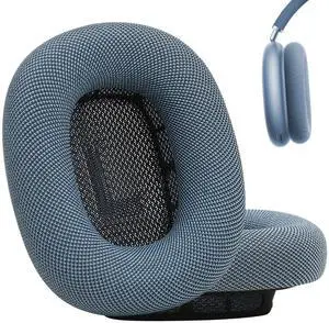 Laselan Upgraded Silicone Ear Cushions for AirPods Max Headphones 2024, Mesh Fabric Covered Ear Pads with Silicone & Memory Foam and Magnet (Blue) Laselan Upgraded Silicone Ear Cushions for AirPods Max Headphones 2024, Mesh Fabric Covered Ear Pads with Silicone & Memory Foam and Magnet (Blue)