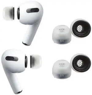 AZLA MAX for Airpods Pro 1st & 2nd Gen (SS) Airpod Pro Ear Tip Replacement Airpod Pro Tips with Premium Silicone, Airpod Pro Tips, Airpod Ear Tips AZLA MAX for Airpods Pro 1st & 2nd Gen (SS) Airpod Pro Ear Tip Replacement Airpod Pro Tips with Premium Silicone, Airpod Pro Tips, Airpod Ear Tips