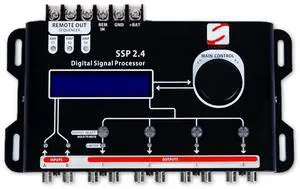 Soundfy SSP 2.4 Digital Signal Processor & Equalizer 15-Band Graphic EQ, 12 Presets, Built-in Crossover for Car Audio Enhancement (SDF-CN-SP001NA) Soundfy SSP 2.4 Digital Signal Processor & Equalizer 15-Band Graphic EQ, 12 Presets, Built-in Crossover for Car Audio Enhancement (SDF-CN-SP001NA)