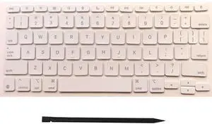 WATIPUNO Replacement Keycap Keys,Full Set of US Version Keycaps Key Cap Fits for iPad Pro/Air 11'' (M4) Model A2836 A2837 A3006 A2975,M3 A3270,A16 A3354 Magic Keyboard 2024-2025 Year (White) WATIPUNO Replacement Keycap Keys,Full Set of US Version Keycaps Key Cap Fits for iPad Pro/Air 11'' (M4) Model A2836 A2837 A3006 A2975,M3 A3270,A16 A3354 Magic Keyboard 2024-2025 Year (White)