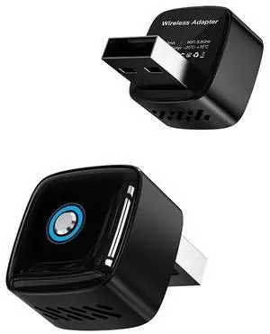 Pisendra Wireless CarPlay Adapter & Wireless Android Auto Adapter, 2-in-1 Mini Dongle with Phone Switch, 5.8GHz Auto Reconnect, Plug & Play for Factory Wired Cars 2016+ - Black Pisendra Wireless CarPlay Adapter & Wireless Android Auto Adapter, 2-in-1 Mini Dongle with Phone Switch, 5.8GHz Auto Reconnect, Plug & Play for Factory Wired Cars 2016+ - Black