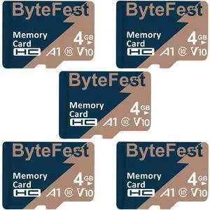 TF Card 4GB 5Pack Class 10 with Adapters for Camera/Android Phones/Tablets/Dash Cams TF Card 4GB 5Pack Class 10 with Adapters for Camera/Android Phones/Tablets/Dash Cams
