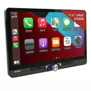 JENSEN J5CA12 11.6-inch Certified Apple CarPlay Android Auto Wired or Wireless ^^ Maestro & Metra Axxess Ready ^^ Single & Double DIN Car Stereo ^^ SiriusXM Ready ^^ Bluetooth ^^ Front & Rear C JENSEN J5CA12 11.6-inch Certified Apple CarPlay Android Auto Wired or Wireless ^^ Maestro & Metra Axxess Ready ^^ Single & Double DIN Car Stereo ^^ SiriusXM Ready ^^ Bluetooth ^^ Front & Rear C