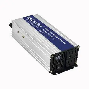 Aeliussine 1200W Pure Sine Wave Inverter-12V DC to 110V 120V AC Power Converter with 2 AC Outlets, 12 Volt Power Inverter for Truck, Rv, Camping, Home, Emergency Power Aeliussine 1200W Pure Sine Wave Inverter-12V DC to 110V 120V AC Power Converter with 2 AC Outlets, 12 Volt Power Inverter for Truck, Rv, Camping, Home, Emergency Power