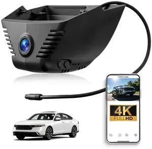 4K Dash Cam Fit for Honda Accord 2023 2024 2025 Hybrid LX Sport EX Touring EX-L(Gen11), OEM Look, WiFi & APP,2160P UHD Video,Loop Recording,Plug & Play,Built-in Microphone,Night Vision 4K Dash Cam Fit for Honda Accord 2023 2024 2025 Hybrid LX Sport EX Touring EX-L(Gen11), OEM Look, WiFi & APP,2160P UHD Video,Loop Recording,Plug & Play,Built-in Microphone,Night Vision