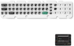 Kaibintex Rubber Keyboard (51-Key) for Honeywell Thor VM1A Vehicle-Mounted Computer,Keypad Replacement Support Computer,Foldable Silicone Flexible Material Kaibintex Rubber Keyboard (51-Key) for Honeywell Thor VM1A Vehicle-Mounted Computer,Keypad Replacement Support Computer,Foldable Silicone Flexible Material