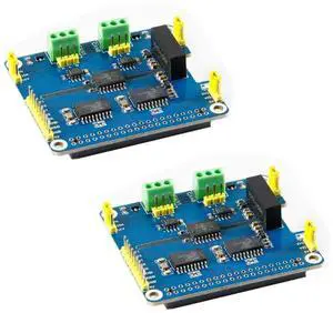 2PCS 2-Channel Isolated CAN Bus Expansion HAT for Raspberry with MCP2515 SN65HVD230 2PCS 2-Channel Isolated CAN Bus Expansion HAT for Raspberry with MCP2515 SN65HVD230