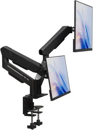 THEARK Dual Monitor Stand for Desk - Dual Monitor Mount for 17-32 Inch Screens,Height Adjustable Dual Monitor Arm Desk Mount with Clamp and Grommet Base,75x75/100x100mm VESA Mount,Max 19.8 lbs,Black THEARK Dual Monitor Stand for Desk - Dual Monitor Mount for 17-32 Inch Screens,Height Adjustable Dual Monitor Arm Desk Mount with Clamp and Grommet Base,75x75/100x100mm VESA Mount,Max 19.8 lbs,Black