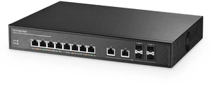 14 Port 10G Switch, 8x2.5G, 2x10G RJ45, 4x10G SFP+, Metal Unmanaged Binardat Ethernet Switch, Desktop^^Rackmount for Gaming, NAS, Small Business, Plug & Play 14 Port 10G Switch, 8x2.5G, 2x10G RJ45, 4x10G SFP+, Metal Unmanaged Binardat Ethernet Switch, Desktop^^Rackmount for Gaming, NAS, Small Business, Plug & Play