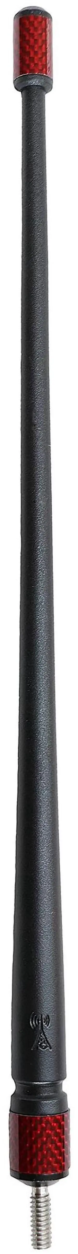Votex - The Spartan - 13 3/4 Inch Rubber Antenna fits Ford F-150 ^^ F-250 ^^ F-350 ^^ F-450 ^^ F-550 - USA Stainless Steel Threading - Red Carbon Fiber Trim - Tuned Internal Copper Coil Votex - The Spartan - 13 3/4 Inch Rubber Antenna fits Ford F-150 ^^ F-250 ^^ F-350 ^^ F-450 ^^ F-550 - USA Stainless Steel Threading - Red Carbon Fiber Trim - Tuned Internal Copper Coil