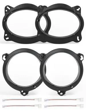 NuIth Car 69 Inch Front + 6.5 Inch Rear Door Speaker Adapter Kit for Toyota 03-09 4 Runner 05-11 Avalon 08-12 Highlander 09-11 Venza 08-11 Sequoia, Speaker Bracket Spacer for Aftermarket Install NuIth Car 69 Inch Front + 6.5 Inch Rear Door Speaker Adapter Kit for Toyota 03-09 4 Runner 05-11 Avalon 08-12 Highlander 09-11 Venza 08-11 Sequoia, Speaker Bracket Spacer for Aftermarket Install