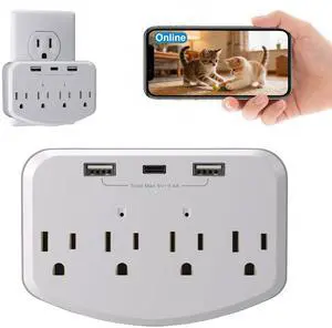 Kestanlora HD 1080P Spy Camera Hidden Camera WiFi, Wireless Wall Outlet Cam with Motion Detection, Free SD Card, Loop Recording,No Audio Indoor Nanny Cameras for Home Security/Office/Baby & Pet Kestanlora HD 1080P Spy Camera Hidden Camera WiFi, Wireless Wall Outlet Cam with Motion Detection, Free SD Card, Loop Recording,No Audio Indoor Nanny Cameras for Home Security/Office/Baby & Pet