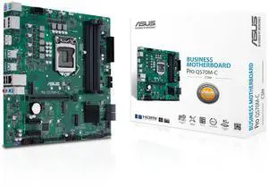 ASUS Pro Q570M-C/CSM LGA1200 (Intel 10th&11th Gen) mATX Commercial Motherboard (PCIe 4.0,1 LAN,Front Panel USB 3.2 Type-C, Intel vPro,2X DP,TPM 2.0 IC,COM debug Header,self-Recovering BIOS, ASUS Pro Q570M-C/CSM LGA1200 (Intel 10th&11th Gen) mATX Commercial Motherboard (PCIe 4.0,1 LAN,Front Panel USB 3.2 Type-C, Intel vPro,2X DP,TPM 2.0 IC,COM debug Header,self-Recovering BIOS,