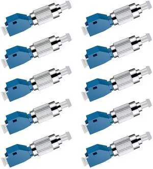 Duogalia Fiber Optic Adapter, FC/UPC Male - LC/UPC Female Singlemode(10PC) Duogalia Fiber Optic Adapter, FC/UPC Male - LC/UPC Female Singlemode(10PC)