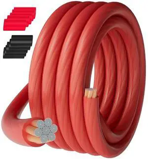 0 Gauge AWG Power Ground Wire Cable 30 Ft Red Translucent, Primary Automotive Battery Welding Electrical Wire Soft CCA Bulk for DIY Car Audio Speaker Amp Solar Marine Generator RV Trailer Inverter 0 Gauge AWG Power Ground Wire Cable 30 Ft Red Translucent, Primary Automotive Battery Welding Electrical Wire Soft CCA Bulk for DIY Car Audio Speaker Amp Solar Marine Generator RV Trailer Inverter