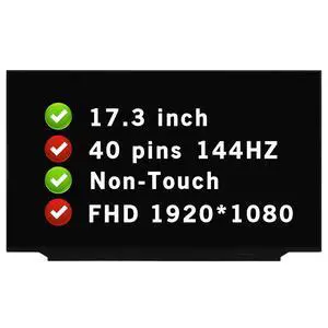 BTSELSS 17.3" LCD Replacement B173HAN04.0 for B173HAN04.4 NV173FHM-N44 N173HCE-G33 B173HAN04.9 LP173WFG SPB2 SPB1 Non-Touch Screen Display Panel 40 Pins 144 Hz FHD 1080P (Without Frame Rate) BTSELSS 17.3" LCD Replacement B173HAN04.0 for B173HAN04.4 NV173FHM-N44 N173HCE-G33 B173HAN04.9 LP173WFG SPB2 SPB1 Non-Touch Screen Display Panel 40 Pins 144 Hz FHD 1080P (Without Frame Rate)