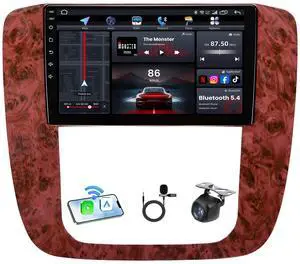 8Core+32G ROM Android 13 Car Radio for Chevy Tahoe Suburban Silverado GMC Yukon 2007-2013: 9" HD IPS Touchscreen Stereo with Carplay Android Auto 5G WiFi Bluetooth5.0 Backup Camera GPS FM/AM DSP SWC 8Core+32G ROM Android 13 Car Radio for Chevy Tahoe Suburban Silverado GMC Yukon 2007-2013: 9" HD IPS Touchscreen Stereo with Carplay Android Auto 5G WiFi Bluetooth5.0 Backup Camera GPS FM/AM DSP SWC