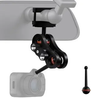 for Garmin Dash Cam Mount,Compatible with Garmin Mini/Mini 2/Mini 3/45/46/47/55/56/57/65W/66W/67W/Tandem/ X110/X210/X310 etc Dash Cam,Aluminum Rearview Mirror Bracket Kit (8.55mm Ball Heads) for Garmin Dash Cam Mount,Compatible with Garmin Mini/Mini 2/Mini 3/45/46/47/55/56/57/65W/66W/67W/Tandem/ X110/X210/X310 etc Dash Cam,Aluminum Rearview Mirror Bracket Kit (8.55mm Ball Heads)