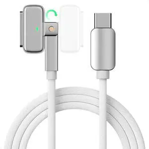 Kuulaa 140W USB-C to Magnetic 3 Cable, 6.6ft 180 Right Angle Fast Charger Cord, 140W USB-C to Magnetic Safe 3 Cable for Pro (16"/14" 2025, 2024, 2023, 2021) Air (15''/13'' 2025, 2024, 2023, 2022) Kuulaa 140W USB-C to Magnetic 3 Cable, 6.6ft 180 Right Angle Fast Charger Cord, 140W USB-C to Magnetic Safe 3 Cable for Pro (16"/14" 2025, 2024, 2023, 2021) Air (15''/13'' 2025, 2024, 2023, 2022)