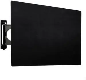 Indoor TV dust cover, elastic fabric with adjustable size, Suitable for most brands of 40-45 inch flat or curved TVs (Black, 40 - 45 inches) Indoor TV dust cover, elastic fabric with adjustable size, Suitable for most brands of 40-45 inch flat or curved TVs (Black, 40 - 45 inches)