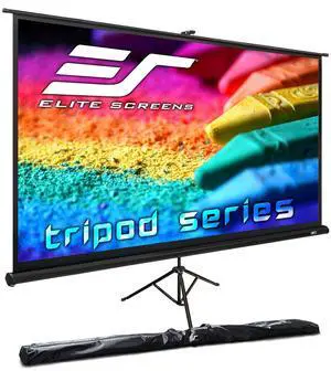Elite Screens Tripod Series, 72-INCH 16:9, Indoor Outdoor Projector Screen, 8K / 4K Ultra HD 3D Ready, 2-Year Warranty, T72UWH Elite Screens Tripod Series, 72-INCH 16:9, Indoor Outdoor Projector Screen, 8K / 4K Ultra HD 3D Ready, 2-Year Warranty, T72UWH