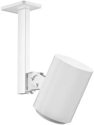 Yibracki Speaker Mount for Sonos Era 100 and Era 100 SL Ceiling Mount Tilt +15/-30 & Swivel 90 Adjustable for Sonos Era 100 Mounting for Better Sound Included Screw Kits Easy to Install, White Yibracki Speaker Mount for Sonos Era 100 and Era 100 SL Ceiling Mount Tilt +15/-30 & Swivel 90 Adjustable for Sonos Era 100 Mounting for Better Sound Included Screw Kits Easy to Install, White