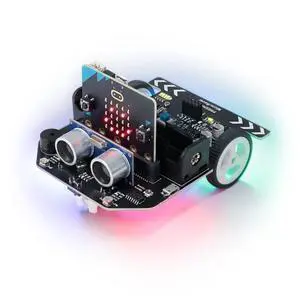 FREENOVE Micro:Rover Kit for BBC Micro:bit (V2 Included), Obstacle Avoidance, Light-tracing, Line-Tracking, Remote Control, Playing Melody, Colorful Lights, Example Projects, Blocks and Python Code FREENOVE Micro:Rover Kit for BBC Micro:bit (V2 Included), Obstacle Avoidance, Light-tracing, Line-Tracking, Remote Control, Playing Melody, Colorful Lights, Example Projects, Blocks and Python Code