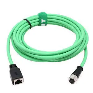 HangTon Ethernet Network Adapter Cable M12 4 Pin D Code to RJ45 Jack Cat5e for SICK Keyence IV2 SR-1000 Barcode Reader Datalogic Scanner Matrix 210N 300N 450 DS5110 2m, Green HangTon Ethernet Network Adapter Cable M12 4 Pin D Code to RJ45 Jack Cat5e for SICK Keyence IV2 SR-1000 Barcode Reader Datalogic Scanner Matrix 210N 300N 450 DS5110 2m, Green