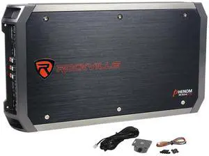 Rockville RXH-F5 3200W 5-Channel Car Amplifier, Dyno-Certified RMS, MOSFET Power Supply, ELNA Capacitors, Class-A/B D, Perfect for Car Audio and Subs Rockville RXH-F5 3200W 5-Channel Car Amplifier, Dyno-Certified RMS, MOSFET Power Supply, ELNA Capacitors, Class-A/B D, Perfect for Car Audio and Subs