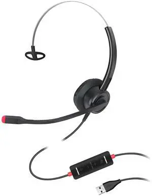 Xintronics USB Headset with Microphone for PC, Wired USB Headphones with ENC Dual Noise Cancelling Microphone, Computer Headset for PC Laptop Mac Skype Zoom Video Meeting Xintronics USB Headset with Microphone for PC, Wired USB Headphones with ENC Dual Noise Cancelling Microphone, Computer Headset for PC Laptop Mac Skype Zoom Video Meeting
