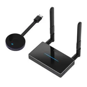 Transmitter and Receiver 2sets/Mini Projector with WiFi and Bluetooth Also Project Dual 5G Transmission Distance 30M/98FT Audio Streaming Media Players for Laptop/PC to TV LCD Transmitter and Receiver 2sets/Mini Projector with WiFi and Bluetooth Also Project Dual 5G Transmission Distance 30M/98FT Audio Streaming Media Players for Laptop/PC to TV LCD