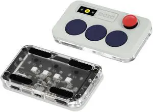 KEEBMONKEY DOIO Sayo OSU Rapid Trigger Hall Effect Keyboard with Joystick and Screen, CNC Aluminum RGB One Handed Macro Pad for Rhythm Games,USB-C Custom Programmable keypad (Soy(3 Key)) KEEBMONKEY DOIO Sayo OSU Rapid Trigger Hall Effect Keyboard with Joystick and Screen, CNC Aluminum RGB One Handed Macro Pad for Rhythm Games,USB-C Custom Programmable keypad (Soy(3 Key))