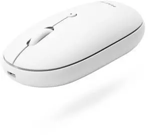 Macally Wireless Bluetooth Mouse - Strong Connection - Quiet Wireless Mouse for MacBook Air/Pro, Mac, iMac, Apple iPad - Computer Mouse for Laptop, Windows PC Desktop - White Macally Wireless Bluetooth Mouse - Strong Connection - Quiet Wireless Mouse for MacBook Air/Pro, Mac, iMac, Apple iPad - Computer Mouse for Laptop, Windows PC Desktop - White