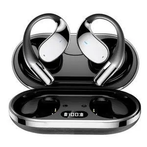 SHBQRS AI Real-Time Translation Wireless Bluetooth Earbuds, ANC Active Noise Cancelling Sports Headphones with 13mm Large Dynamic Driver, Open-Ear Bone Conduction Workout Earphones for iOS & An SHBQRS AI Real-Time Translation Wireless Bluetooth Earbuds, ANC Active Noise Cancelling Sports Headphones with 13mm Large Dynamic Driver, Open-Ear Bone Conduction Workout Earphones for iOS & An