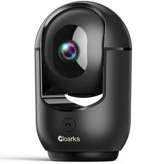 Cloarks 2K Pan/Tilt Security Camera, WiFi Indoor Cameras for Home Security with AI Motion Detection, Pet/Dog/Baby Camera with Phone App, 2-Way Audio, 24/7, Siren, TF/Cloud StorageBlack Cloarks 2K Pan/Tilt Security Camera, WiFi Indoor Cameras for Home Security with AI Motion Detection, Pet/Dog/Baby Camera with Phone App, 2-Way Audio, 24/7, Siren, TF/Cloud StorageBlack