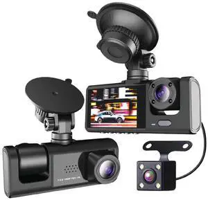 The Perfect Part Dash Cam - Rechargeable Dual Dash Camera for Cars with Touch Screen, Backup Camera, Charger, Support, AVIN Cable & Screws, Wireless Dash Cam for Car, 1080P Front & Rear Dash Ca The Perfect Part Dash Cam - Rechargeable Dual Dash Camera for Cars with Touch Screen, Backup Camera, Charger, Support, AVIN Cable & Screws, Wireless Dash Cam for Car, 1080P Front & Rear Dash Ca