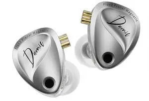 HIFIXAUDIO KZ Duonic Tri-Magnetic Planar in-Ear Monitor, Adjustable Tuning Switches Hi-Fi Wired Earbuds - Detachable Recessed 2-Pin Cable (Classic, 3.5mm no Mic, Silver) HIFIXAUDIO KZ Duonic Tri-Magnetic Planar in-Ear Monitor, Adjustable Tuning Switches Hi-Fi Wired Earbuds - Detachable Recessed 2-Pin Cable (Classic, 3.5mm no Mic, Silver)