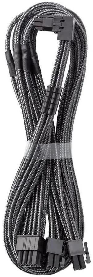 CableMod E-Series Pro ModMesh Sleeved 12V-2x6 12VHPWR 90 StealthSense PCIe Cable for EVGA G/G+ / P/P+ / T - Variant A (Carbon, 16-pin to Triple 8-pin, 60cm) CableMod E-Series Pro ModMesh Sleeved 12V-2x6 12VHPWR 90 StealthSense PCIe Cable for EVGA G/G+ / P/P+ / T - Variant A (Carbon, 16-pin to Triple 8-pin, 60cm)