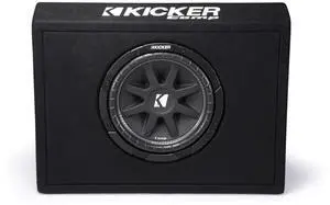 KICKER 43TC104 Comp 10-inch Subwoofer in Thin Profile Ported Enclosure 4-Ohm KICKER 43TC104 Comp 10-inch Subwoofer in Thin Profile Ported Enclosure 4-Ohm