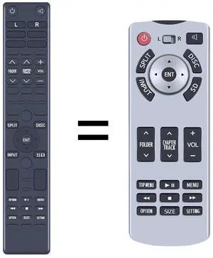 PZL New Replacement Remote Control for 2015 2016 2017 Toyota Sienna Rear DVD Entertainment System 86170-45030 PZL New Replacement Remote Control for 2015 2016 2017 Toyota Sienna Rear DVD Entertainment System 86170-45030