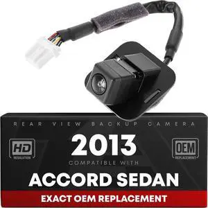 Rear View Backup Camera - Compatible with 2013 Honda Accord Sedan EX, 2013 Honda Accord Sedan EX/LX/Sport, 2013 Honda Accord Sedan LX, 2013 Honda Accord Sedan Sport - OEM 39530T2AA61, HO1960116 Rear View Backup Camera - Compatible with 2013 Honda Accord Sedan EX, 2013 Honda Accord Sedan EX/LX/Sport, 2013 Honda Accord Sedan LX, 2013 Honda Accord Sedan Sport - OEM 39530T2AA61, HO1960116