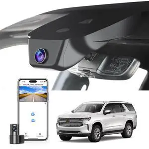 mangoal 4K Front & 2K Rear 2 Channel HDR Dash Cam, Dual STARVIS 2 IMX678 IMX675, Custom Fit for Chevy Suburban/Tahoe 2023-2026 (Model A), 5GHz WiFi, GPS, 128GB Card mangoal 4K Front & 2K Rear 2 Channel HDR Dash Cam, Dual STARVIS 2 IMX678 IMX675, Custom Fit for Chevy Suburban/Tahoe 2023-2026 (Model A), 5GHz WiFi, GPS, 128GB Card