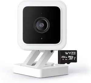 Cam V3 Smart Home Security Camera, Indoor/Outdoor Use, IP65-Rated, 1080p Plug-in, Color Night Vision, Motion Detection, Two Way Audio, Compatible with Alexa, Google Assistant, Cam V3+256GB SD Card Cam V3 Smart Home Security Camera, Indoor/Outdoor Use, IP65-Rated, 1080p Plug-in, Color Night Vision, Motion Detection, Two Way Audio, Compatible with Alexa, Google Assistant, Cam V3+256GB SD Card