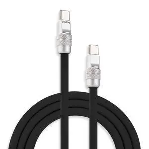 chubbycable Chubby 2.0 USB C 240W Fast Charging Cable Silicone Soft Durable USB C Cable Extra Thick Charger Cord Compatible with iPhone 17-15 Series iPad, Black, Type-C to Type-C, 16.4FT chubbycable Chubby 2.0 USB C 240W Fast Charging Cable Silicone Soft Durable USB C Cable Extra Thick Charger Cord Compatible with iPhone 17-15 Series iPad, Black, Type-C to Type-C, 16.4FT