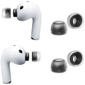 AZLA MAX AirPods Pro 3 Ear Tips, Medical Silicone Ear Tip Replacement AZLA MAX AirPods Pro 3 Ear Tips, Medical Silicone Ear Tip Replacement