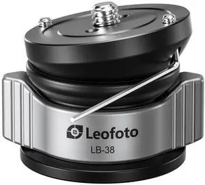 Leofoto LB-38 38mm Leveling Base for Tripod w Butterfly Lock Collar 6.6lb Max Load +/-10 Tilt Leofoto LB-38 38mm Leveling Base for Tripod w Butterfly Lock Collar 6.6lb Max Load +/-10 Tilt