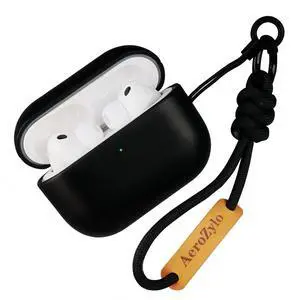 AeroZylo for AirPods Pro 3 (2025) 100% Genuine Leather Case,Full-Grain Leather Cover Case,Handmade Top,Shockproof Protective,Wireless Charging,for AirPods Pro 3rd Gen (Black AeroZylo for AirPods Pro 3 (2025) 100% Genuine Leather Case,Full-Grain Leather Cover Case,Handmade Top,Shockproof Protective,Wireless Charging,for AirPods Pro 3rd Gen (Black