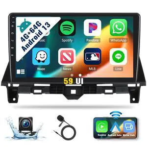 SIXWIN Android 13 4G+64G Car Stereo for Honda Accord 8th 2008-2013 10.1 Inch Touch Screen Car Radio with CarPlay Android Auto Bluetooth Weather Forecast 59UI GPS Navigation WiFi Network Radio 32EQ SIXWIN Android 13 4G+64G Car Stereo for Honda Accord 8th 2008-2013 10.1 Inch Touch Screen Car Radio with CarPlay Android Auto Bluetooth Weather Forecast 59UI GPS Navigation WiFi Network Radio 32EQ